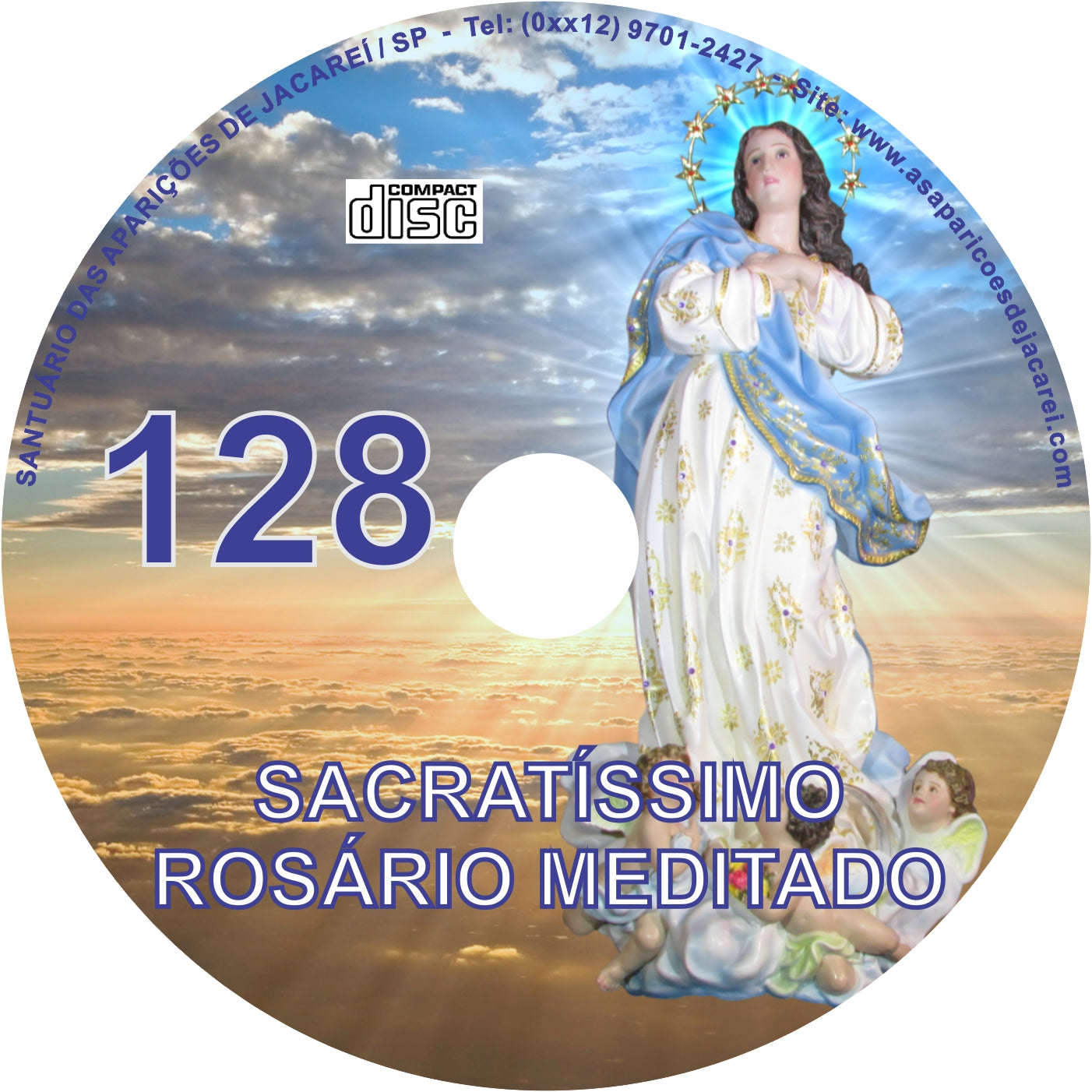 CD Rosário Meditado 128 CD Rosário Meditado 128